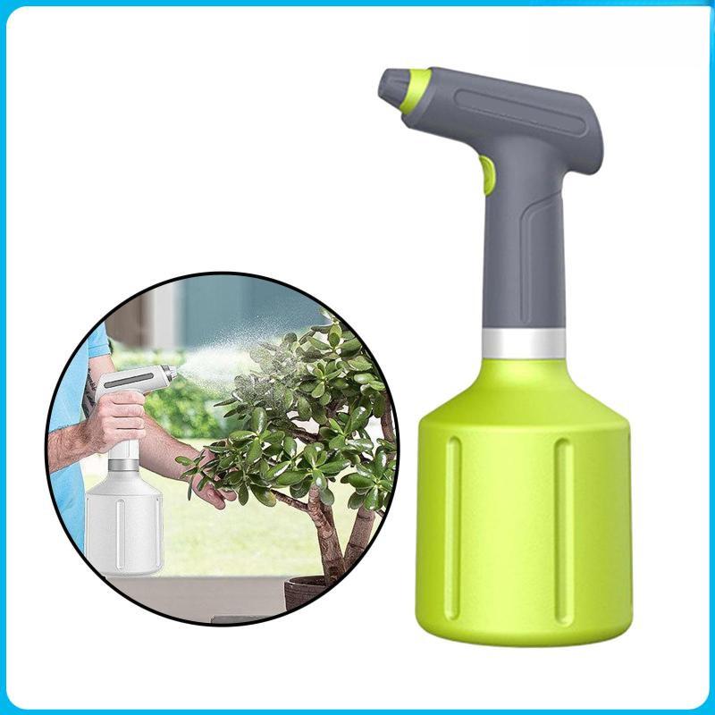Adjustable Spout Electric Plant Spray Bottle Indoor Handheld Watering Can Cleaning Sprayer Portable Garden Auto Sprinkler