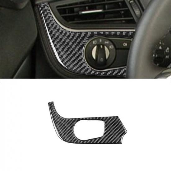Carbon Fiber Interior Headlight Control Cover Trim For BMW Z4 E89 2009-2016