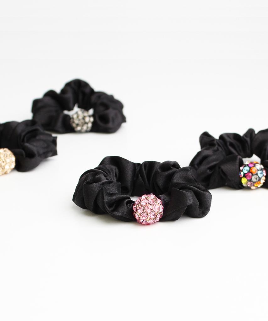 Racoha Dazzle Cubic Ball Hair Scrunchie