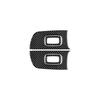 4pcs Carbon Fiber Rear Door Window Button Frame Sticker For Dodge Charger 15-22