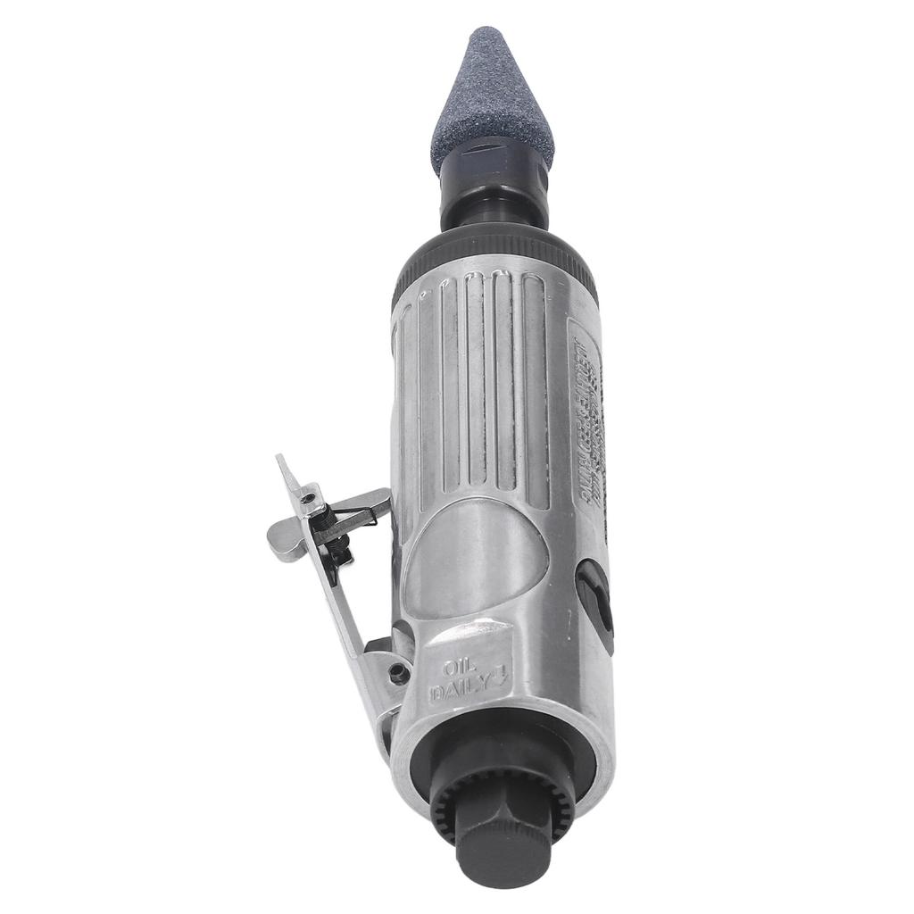1/4in Air Die Grinder Kit Portable Pneumatic Polishing Grinding Machine Straight Handle 22000RPM