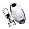 LETINGFAR Key Case for Nissan, Smart Key Case, Key Cover, TPU Leather Handle, 3