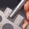 2 Pcs Screw Thread Pitch Gauge Ruler Measuring Tool Bolt Nut Metric Stainless Steel Screw Cutting Gauge Angle Model Measuring
