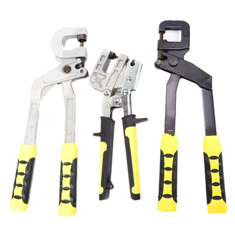A25F-Steel Stud Crimper Pliers Drywall Tools, Punch Lock Framing Fastening Crimping Keel Riveting Clamps Crimping Pliers