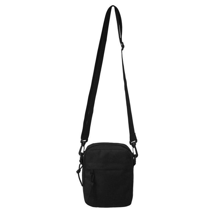 Student Canvas Bag for Women with Small Black Bag Crossbody Harajuku Korean Mobile Phone Bag for Men and Women Shoulder Bag