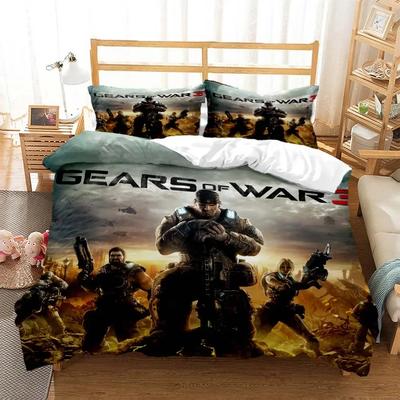 3D Spiel Call of Duty Gamer HD gedruckte Bettwäsche Queen Bettwäscheset  Angepasstes King-Size-Bettwäscheset Weich und bequem