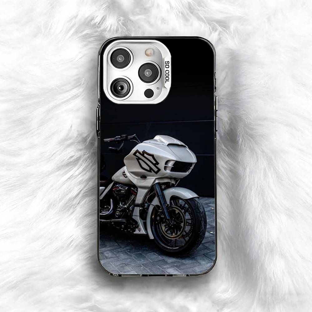 Classic Motorcycle S-Street G-Glide CVO Phone Case For iPhone 16 17 15 14 12 13 Pro Max Black Color Shockproof Cover