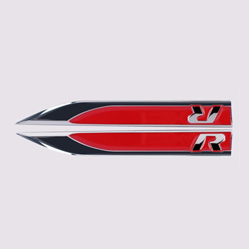 BPA1 2025 Hot New 3D Metal Side Wing Badge Emblem Fender for Volkswagen Golf 7 MK6 JETTA POLO Tiguan Accessories Car Styling Lu2