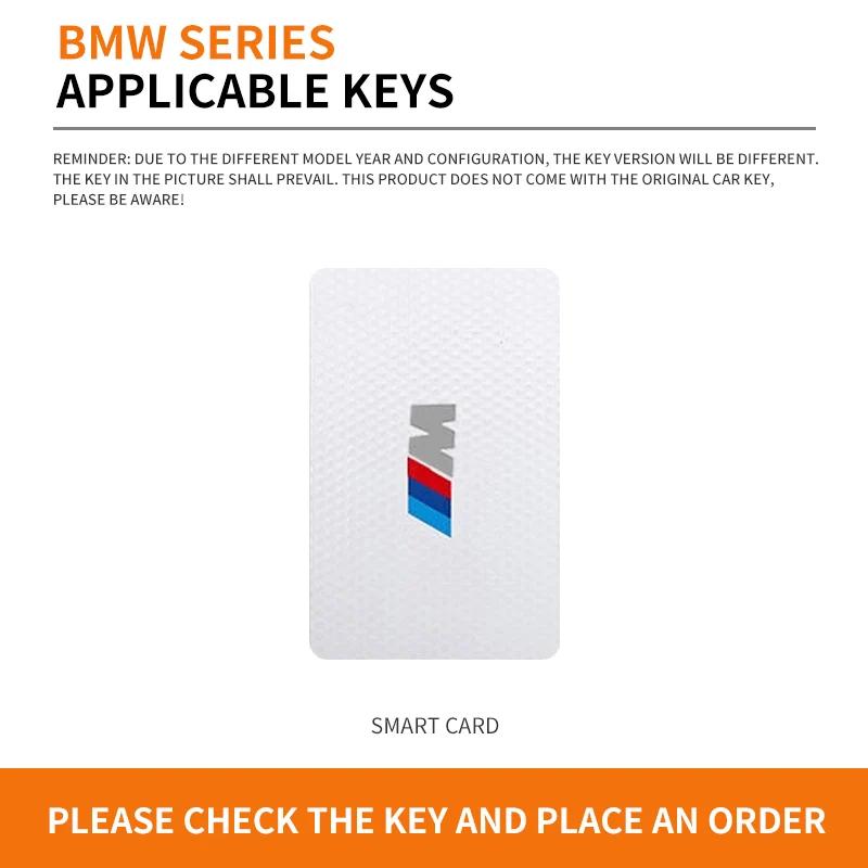 2025 Car NFC Card Key Case Cover Shell For BMW 1 3 2025 5 7 8 Series X1 X3 X5 X6 X7 F15 I3 M4 535le F30 G20 F34 F31 G30 G01 A