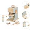 Simulation Coffee Machine Toy Afternoon Tea Playset Role Play Montessori Toys Educational