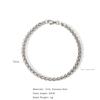 Hip Hop Stainless Steel Spinal Chain Bracelet Simple Men Titanium Steel Jewelry Fashion Party Accessories Gifts