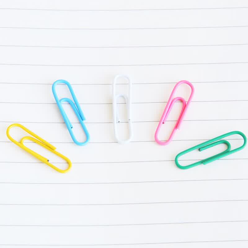 Deli Colorful Paper Clips