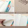 Wear-resistant A5 Daily Planner Notebook Task Priority Year Planner Notepad  Agenda Planning