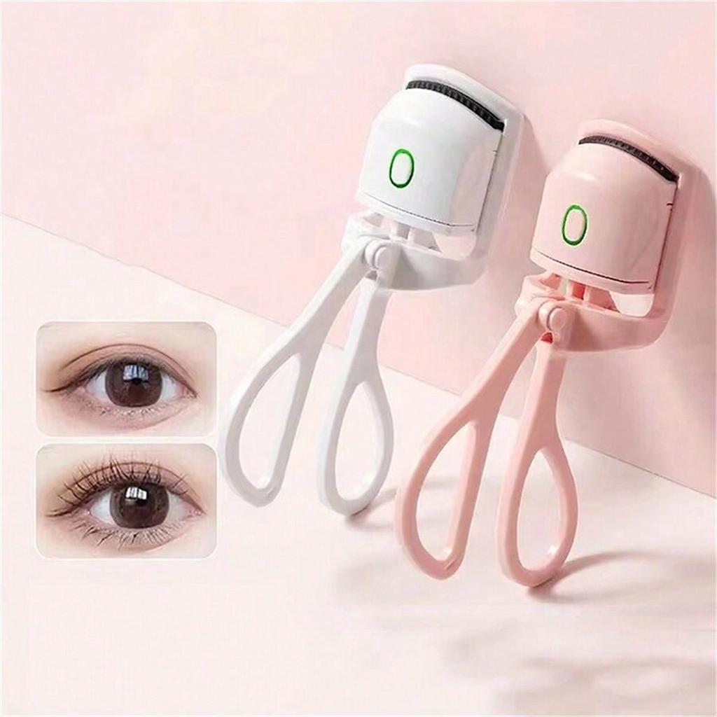 Schnellheizende beheizte Wimpernzange - USB-wiederaufladbar, tragbar und langanhaltende Wimpernzange mit einstellbaren Temperaturen, perfekt