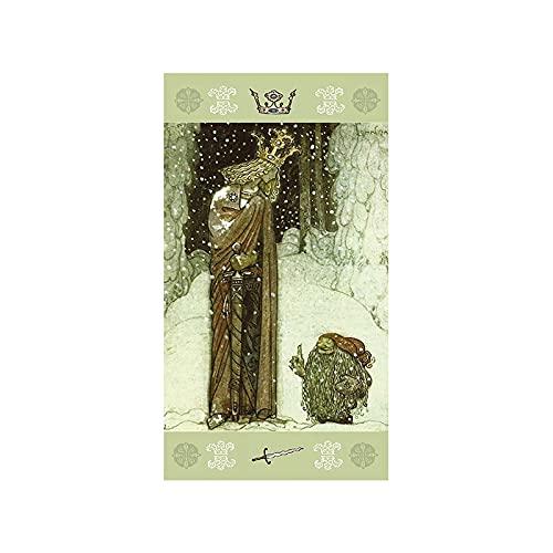 Kancharo 78-Card Tarot Card Set [John Bauer Tarot] Includes Japanese Tarot Card Instructions & Pouch (Authentic)