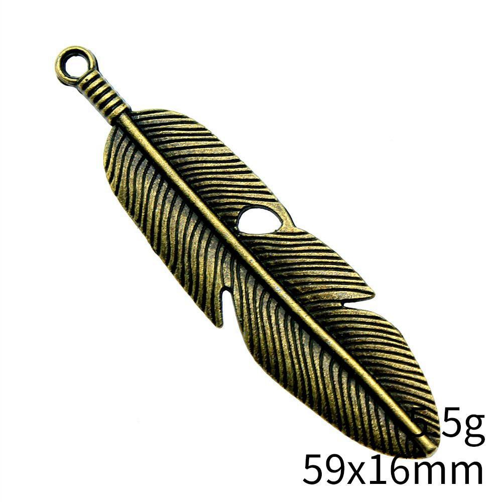 NewArrivals Charms Jewerly Making Feathers Leaf Charms Pendant Ornaments For Home Car Pendant