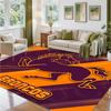Brisbane Broncos Tasarımlı Kristal Kadife Halı Yatak Odası Girişi İçin Yumuşak Dekoratif Mat