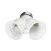 Schraube 2-e27 Lampenbirnenfassung Led-Basislicht E27-Fassung 2/1-e27 Verteiler-Lampenbirnenfassung Lampenhalter Licht-Halter Konverter Stecker