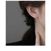Clover Diamond Stud Earrings Women's New Trendy Earrings Light Luxury Niche High-end Temperament Earrings