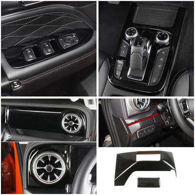 For GWM Tank 300 2024 2024 LHD Interior Accessories Center Console Dashboard Frame Cover Trim Black Decor Car Styling Refit