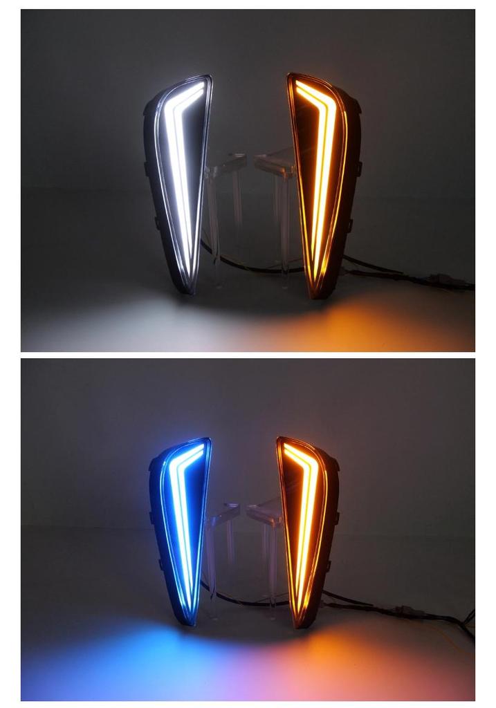 Flowing LED Daytime Running Lights for 2019-2023 Toyota Prius