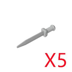 MOC Brique de Construction Médiévale Soldat Figurine de Film Accessoire Casque Arc Flèche Épée Hallebarde Hache Épaulette Mini Jouet K034