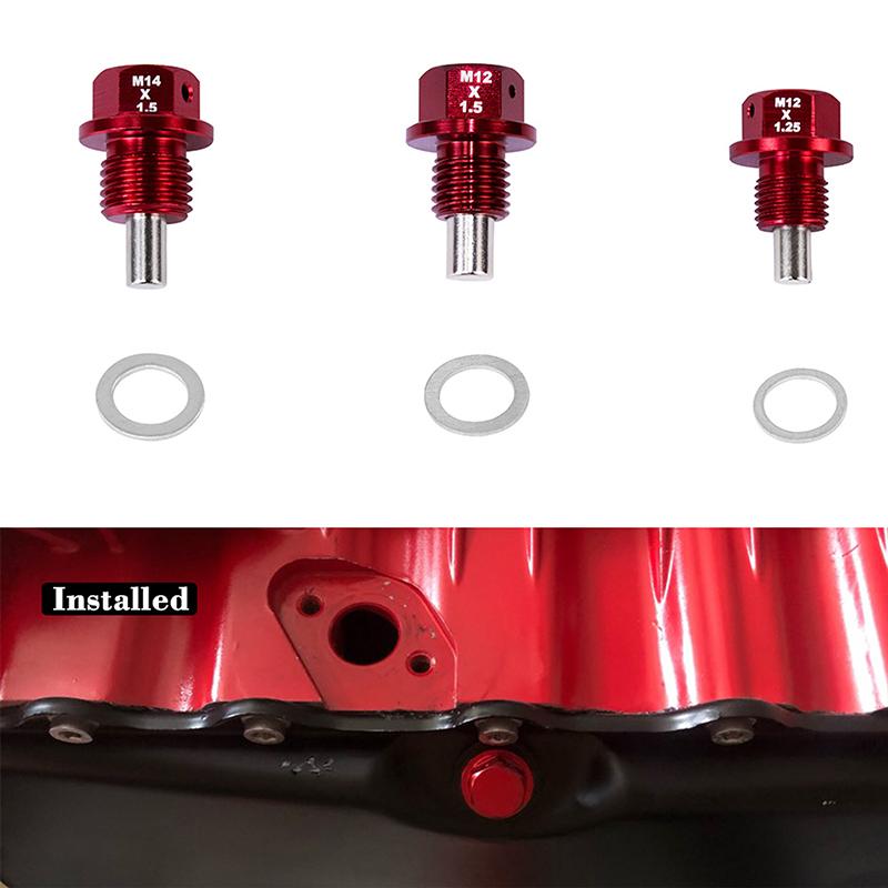 M12X1.5 M12X1.25 M14X1.5 Magnetic Oil Drain Plug Oil Drain Sump Nut (A Lot Of Colors Available) Odp12125/1215/1415
