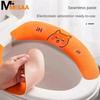 Toilet Seat Cushion Antibacterial Winter Toilet Seat Gasket Adhesive Waterproof Cover All Season Universal Seat
