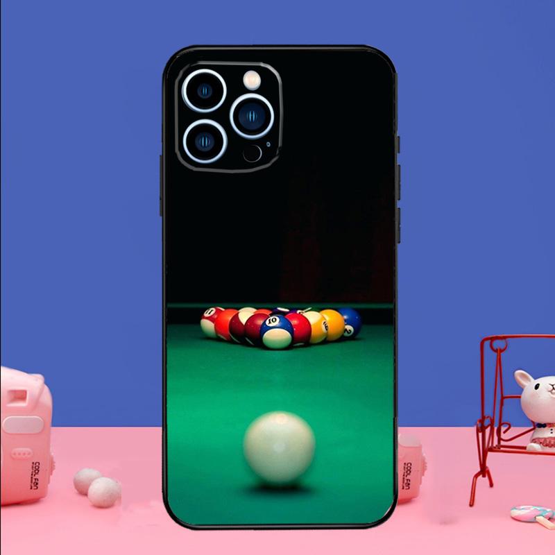Sports billiards Phone Case For iPhone 17 16 14 13 12 11 15 Pro Max mini 15 16 Plus 16e 17 Air Bumper Cover