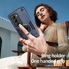For Xiaomi Redmi 15 4G (EU) (171mm)/Redmi 15 5G (EU) (171mm) Case with Ring Holder Kickstand PC + TPU Anti-Fall Phone Cover
