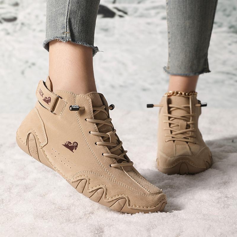 Women's High Top Sneakers Outdoor Casual Walking Boots for Autumn Free Shipping Ankle Boots Fashion Anti Slip Hiking Shoes Woman