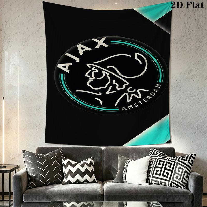AFC Ajax Poster Wall Hanging Printed Fabric Blanket Decorative Tapestries for Bedroom Living Room Home Decor