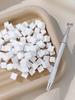 1/2 Set 1cm Mini Tofu Sponge For Nail Art Gradient & Blending, Grabber Brush Tools With Cheek Stamping Pad, Makeup Stamping Kit