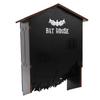 Wooden Bat House, 3-chamber Layout Design, Weatherproof, Large Capacity Shelter Box for Outdoors To Attract Bats To Houses, Trees, Backyards,