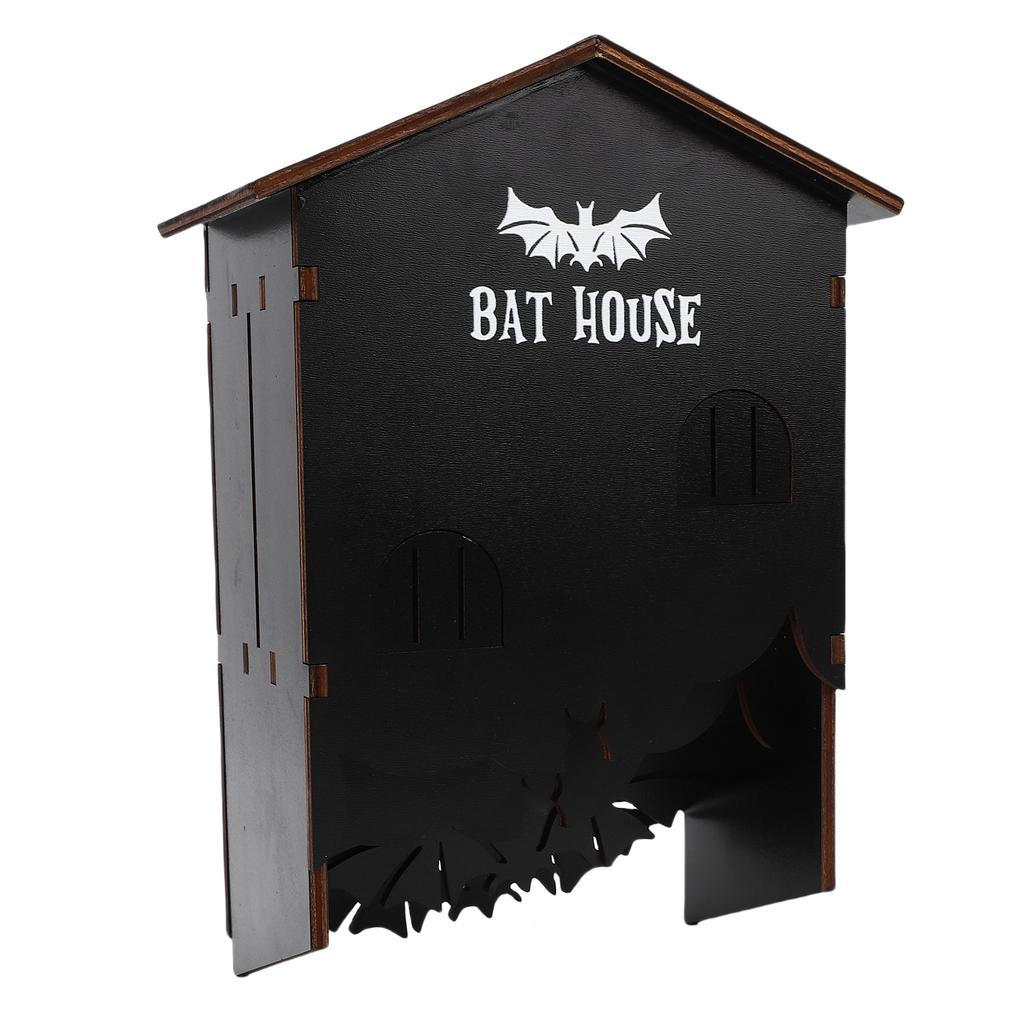 Wooden Bat House, 3-chamber Layout Design, Weatherproof, Large Capacity Shelter Box for Outdoors To Attract Bats To Houses, Trees, Backyards,