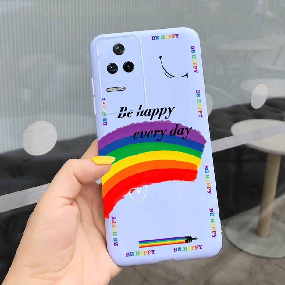 Für Xiaomi Poco F4 Hülle Buntes Kunstmuster Rückseite Für Xiaomi Poco F4 GT PocoF4 Handyhülle 6,67'' Weiches Silikon Fundas Capa