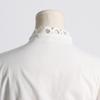 Damen Vintage Hofstil Spitze Prinzessin Ärmel Solide Langarm Top Langer Rock Anzug
