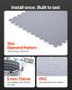 VEVOR Garage Floor Tiles Interlocking, 16 Pack 513 X 513 X 5 Mm Interlocking Modular Garage Flooring Tiles