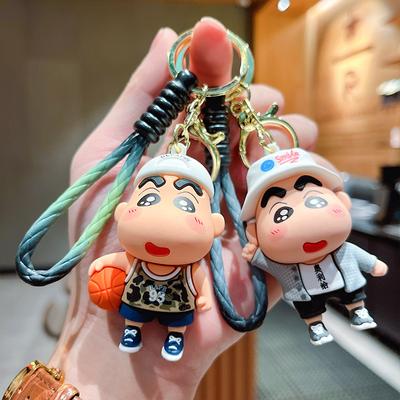 Kreslený Voskovka Shin-chan Klíčenka Hračky Roztomilý Přívěsek na Tašku Ozdoby na Batoh Příslušenství pro Klíčenku od Auta Dětský Přívěsek Vánoční Dárky