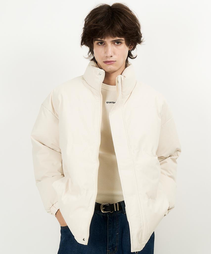 DWSE Essentials Puffer Short Padded Jacket (Ivory)
