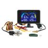 HD Digital Car LCD Display Gauge Universal 4 in1 Water Temp Voltage Fuel Level Oil Press Instruments Sensor NPT 1/8 12V/24V
