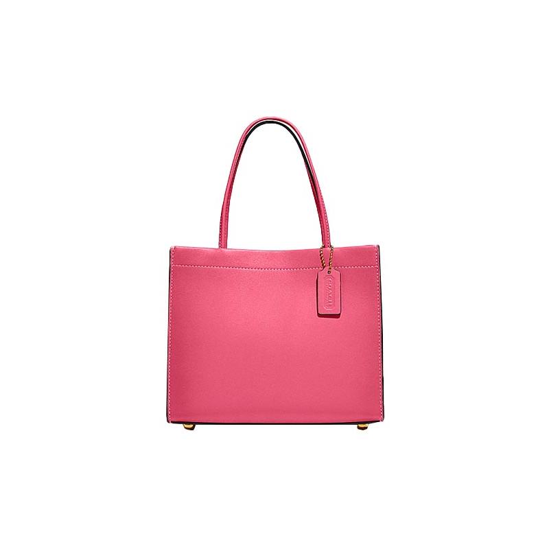

COACH Cashin 22 Leather Tote Bag Tote Bag Shopping Bag Hand Crossbody Bag Small Women s Pink червоний