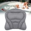 1 ks Protiskluzový Luxusní Polyesterové Vlákno Vodotěsný Koupelový Polštář Jednobarevný Polštář Domácí Lázně Opěrka Hlavy do Vany