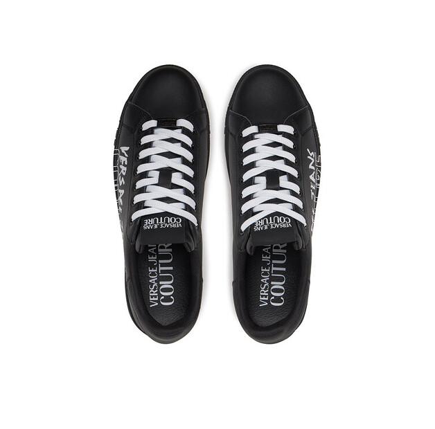 Мужские кроссовки Versace Jeans Couture 78ya3skc чёрные