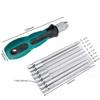 Set di 9 cacciaviti a taglio e a croce, magnetici, elettrici, per riparazioni domestiche, kit di utensili a mano