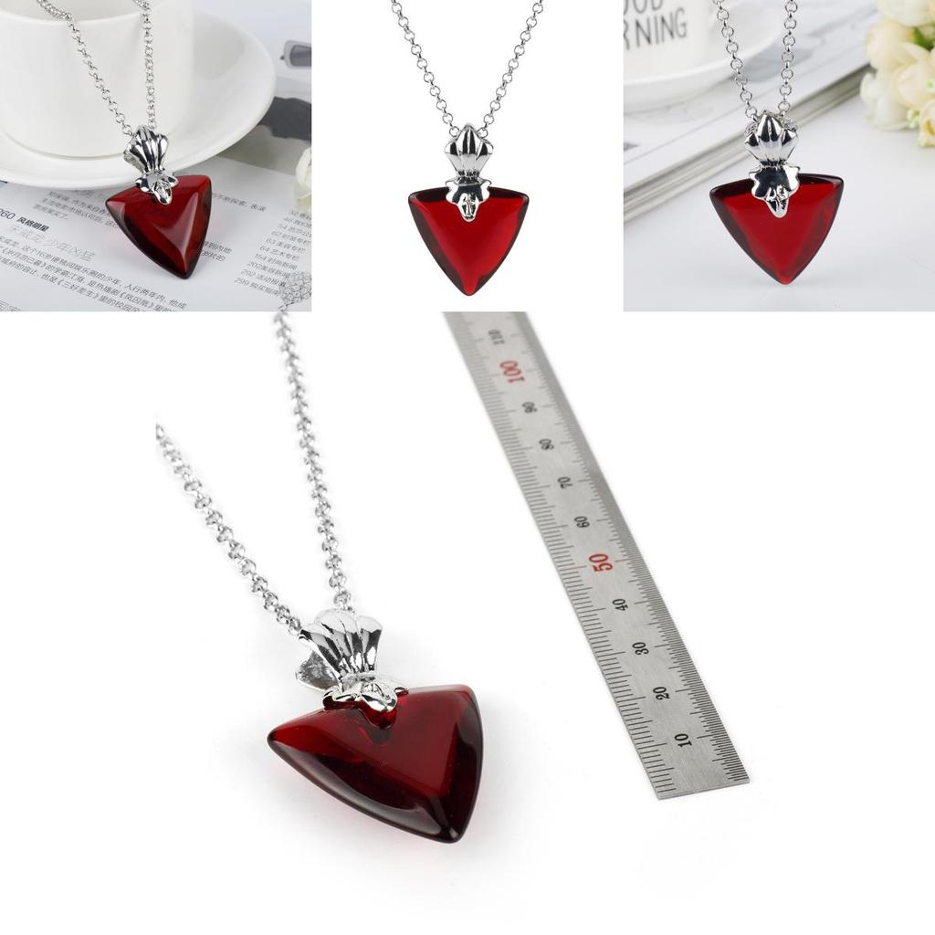Fate Night Tohsaka Rin Collectors Edition Necklace With Heartshaped Pendant For Fans