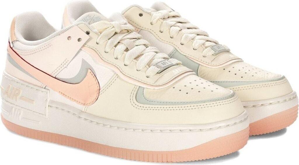 Кроссовки Nike Air Force 1 Shadow Women кокосовое молоко/светлое серебро/парус/малиновый оттенок