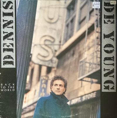 LP Record DENNIS DEYOUNG  Back To The World SP5109 AM Records 1986 Canada Rock Used