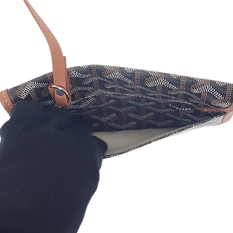 Goyard STLOUIPMLTY01CL03P Geantă tote natural/negru Piele de vițel Femei
