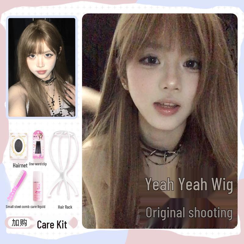 Yay Wig Women's Long Straight Light Brown Lolita-Style Full Wig